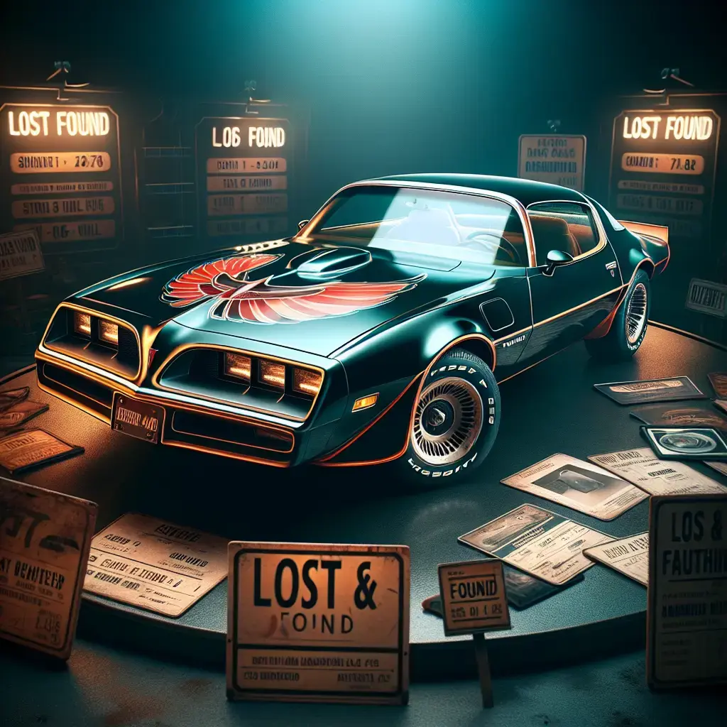 1977 Pontiac Trans Am 6.6 Liter V8 from the Lost & Found Collection for Sale